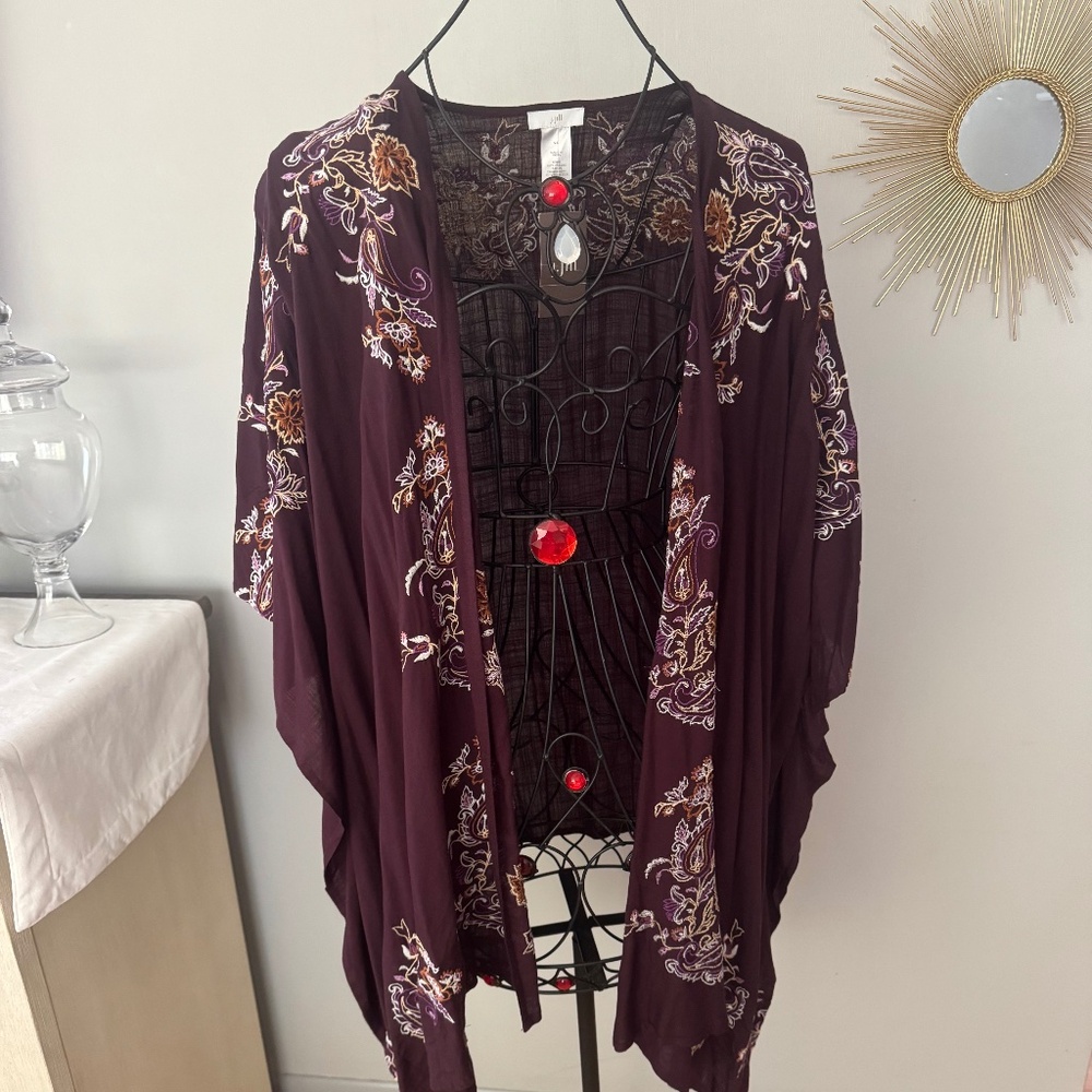 Jjill purple kimono